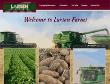 Tablet Screenshot of larsenfarms.com